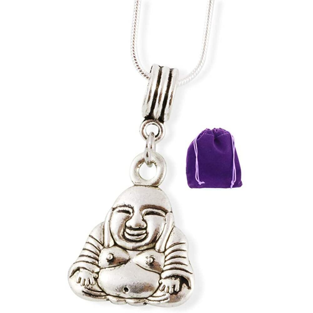 Buddha Large 3D Charm Snake Chain Necklace
